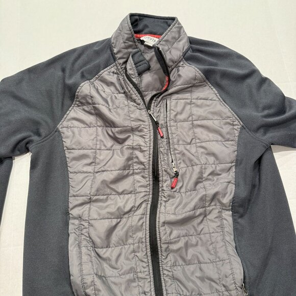 Orvis Other - Orvis Jacket Men Large L Gray Full Zip Pockets Fleece Breathable Outdoors Casual